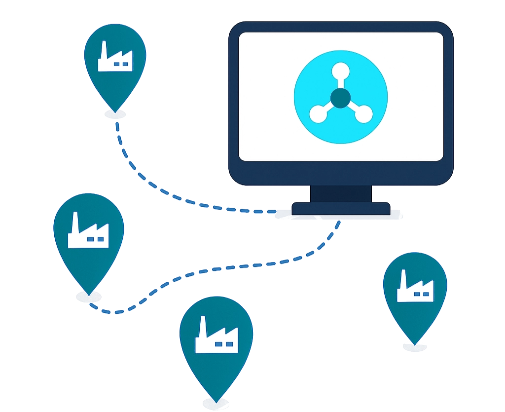 coklu fabrika ve tesis yonetimi sunan bakım takip programı