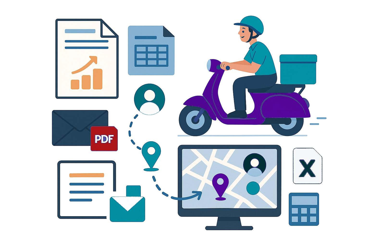 paket servis programı raporlama